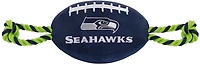 Pets First Seattle Seahawks Nylon Football Rope Dog Toy