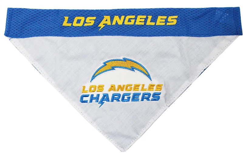 Pets First Los Angeles Chargers Reversible Dog Bandana