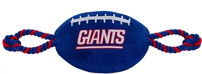 Pets First New York Giants Nylon Football Rope Dog Toy