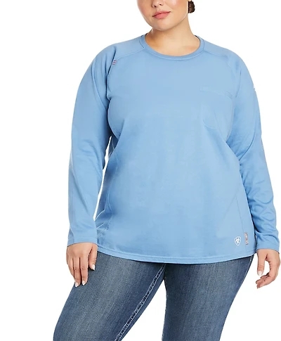 Ariat Women's Flame Resistant Air Crew Long Sleeve Work Shirt