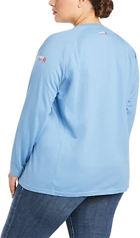 Ariat Women's Flame Resistant Air Crew Long Sleeve Work Shirt