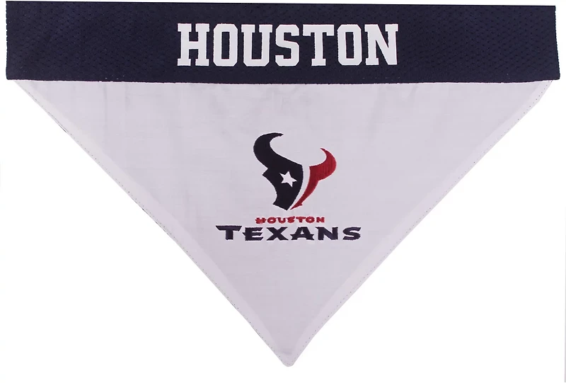 Pets First Houston Texans Reversible Dog Bandana