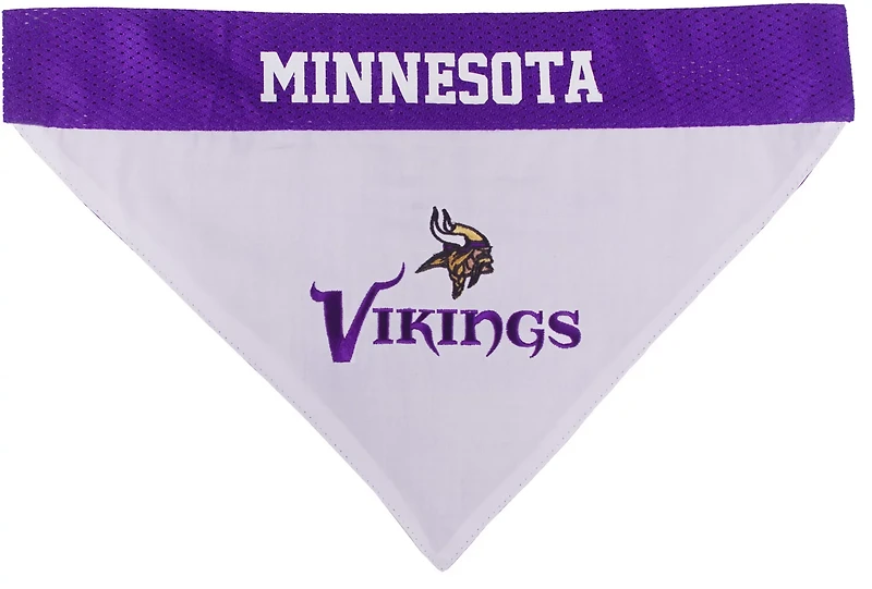 Pets First Minnesota Vikings Reversible Dog Bandana