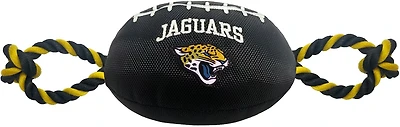 Pets First Jacksonville Jaguars Nylon Football Rope Dog Toy
