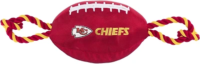 Pets First Kansas City Chiefs Nylon Football Rope Dog Toy