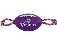 Pets First Minnesota Vikings Nylon Football Rope Dog Toy