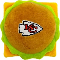 Pets First Kansas City Chiefs Hamburger Dog Toy
