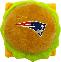 Pets First New England Patriots Hamburger Dog Toy
