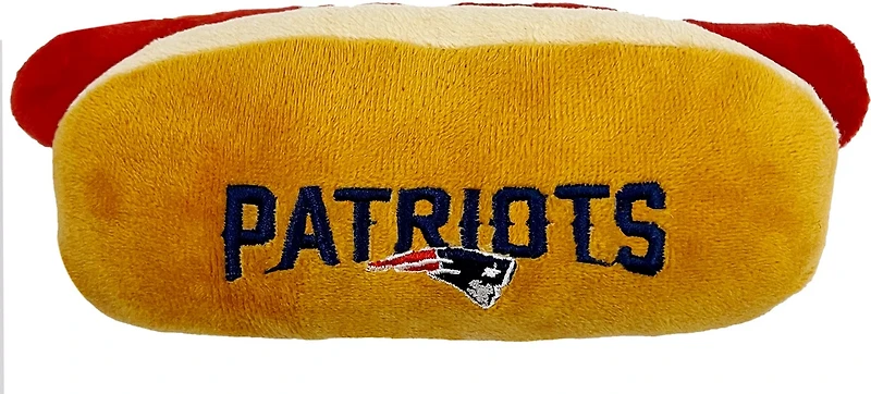 Pets First New England Patriots Hot Dog Toy