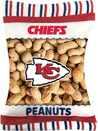 Pets First Kansas City Chiefs Peanut Bag Dog Toy