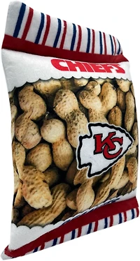 Pets First Kansas City Chiefs Peanut Bag Dog Toy