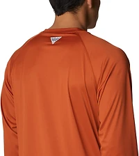 Columbia Sportswear Men's University of Texas PFG Terminal Tackle Big Long Sleeve T-shirt