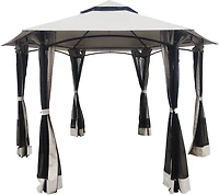 The Shade Semi Permanent Hex Gazebo