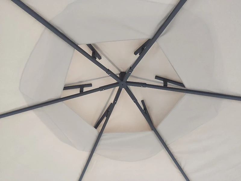 The Shade Semi Permanent Hex Gazebo