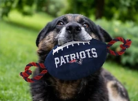 Pets First New England Patriots Nylon Football Rope Dog Toy