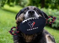 Pets First Houston Texans Nylon Football Rope Dog Toy
