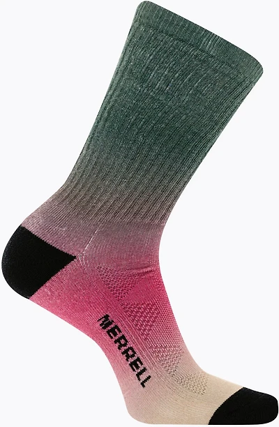 Merrell Adults' 360 Print Gradient MOAB Midweight Crew Socks