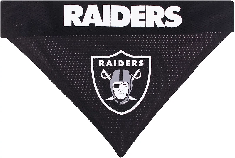 Pets First Oakland Raiders Reversible Dog Bandana