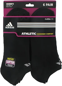 adidas Women's No-Show Socks 6 Pack
