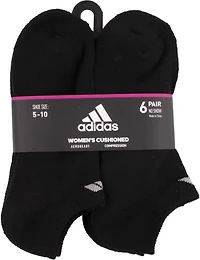 adidas Women's No-Show Socks 6 Pack