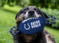 Pets First Indianapolis Colts Nylon Football Rope Dog Toy