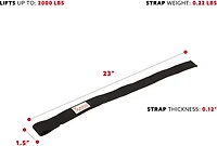 Sunny Health & Fitness Padding Lifting Straps