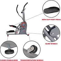 Sunny Health & Fitness Performance Cardio Climber Elliptical Trainer