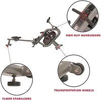 Sunny Health & Fitness Phantom Hydro Water Rowing Machine