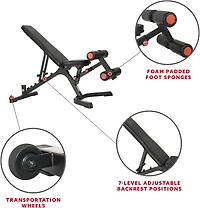 Sunny Health & Fitness Utility Weight Bench