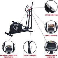 Sunny Health & Fitness Programmable Cardio Elliptical Trainer