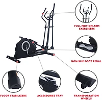 Sunny Health & Fitness Programmable Cardio Elliptical Trainer