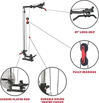 Sunny Health & Fitness Lat Pulldown Pulley System
