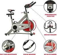 Sunny Health & Fitness Pro II Indoor Cycling Bike