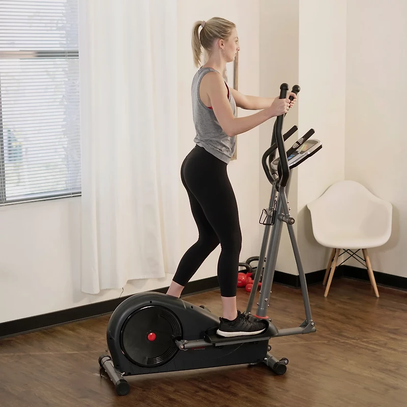 Sunny Health & Fitness Pre-Programmed Elliptical Trainer