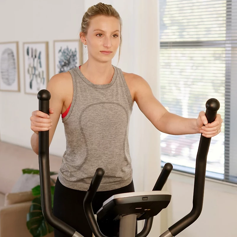 Sunny Health & Fitness Pre-Programmed Elliptical Trainer