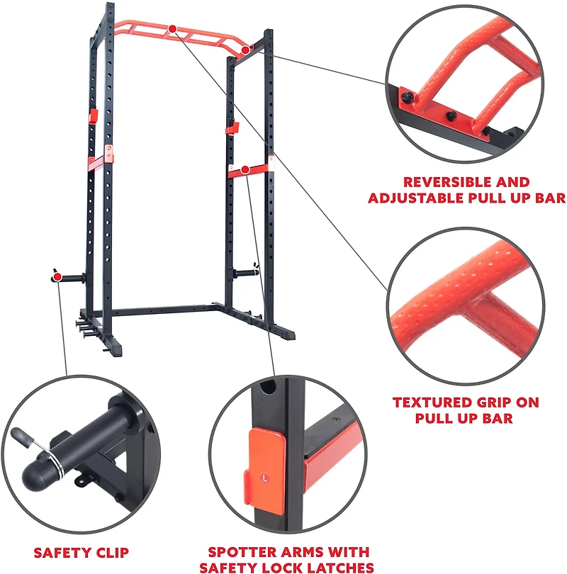 Sunny Health & Fitness Power Zone Rack