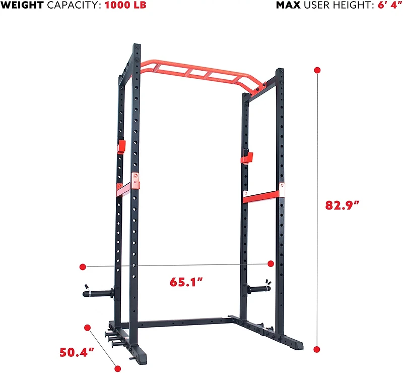 Sunny Health & Fitness Power Zone Rack