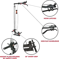 Sunny Health & Fitness Lat Pulldown Pulley System