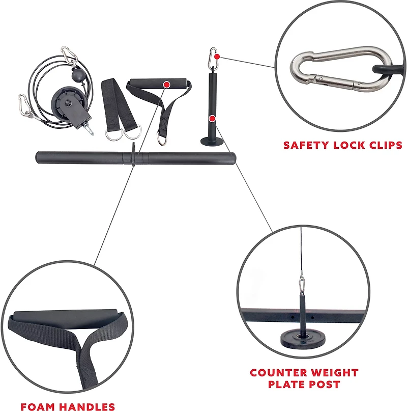 Sunny Health & Fitness Lat Pull Down Attachment