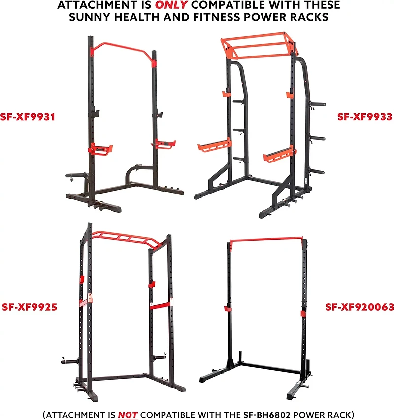 Sunny Health & Fitness Power Zone Half Rack Power Cage