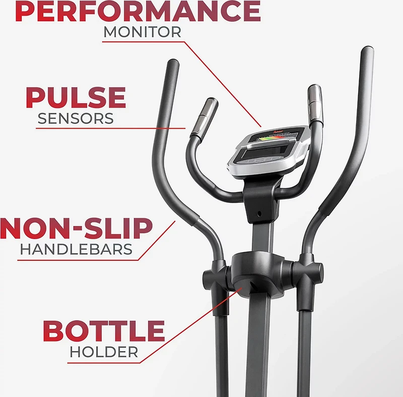 Sunny Health & Fitness Pre-Programmed Elliptical Trainer