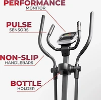 Sunny Health & Fitness Pre-Programmed Elliptical Trainer