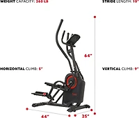 Sunny Health & Fitness Premium Cardio Climber