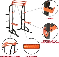 Sunny Health & Fitness Power Zone Half Rack Power Cage