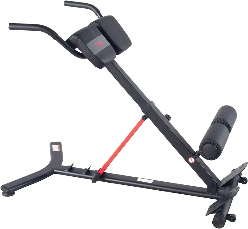 Sunny Health & Fitness Hyperextension Roman Chair with Dip Station