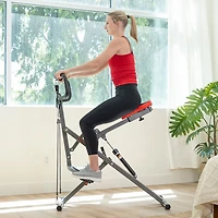 Sunny Health & Fitness Row-N-Ride Pro Squat Assist Trainer