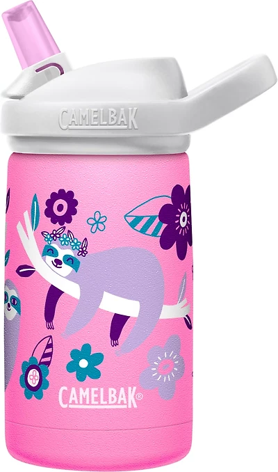 CamelBak Kids' eddy+ 12 oz Flowerchild Sloth Water Bottle
