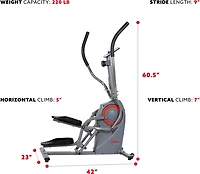Sunny Health & Fitness Performance Cardio Climber Elliptical Trainer