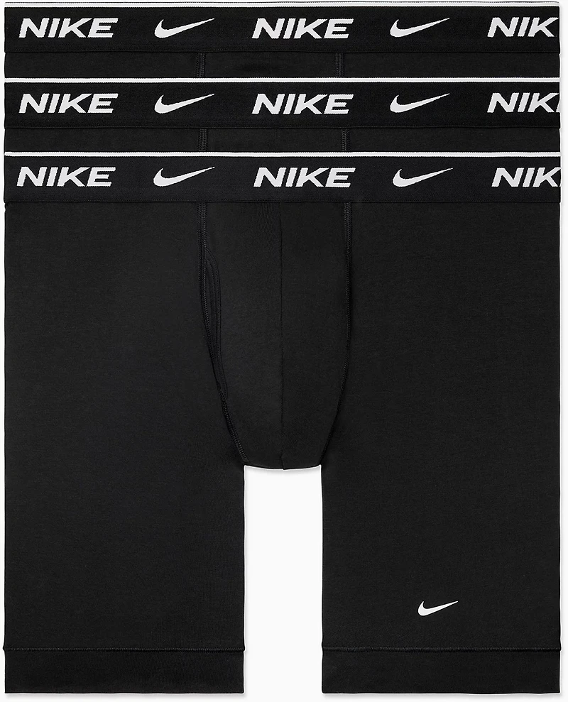 Nike Men's Essential Cotton Stretch Long Boxer Briefs 3-Pack