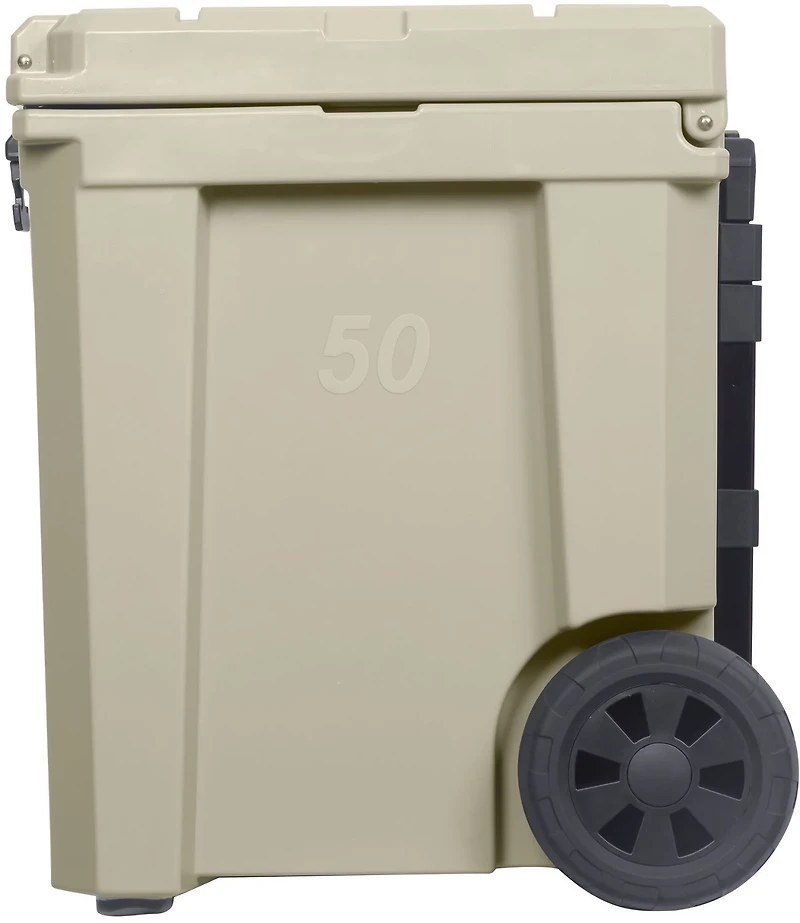 Camp-Zero 50L Premium Chest Cooler w/ Wheels